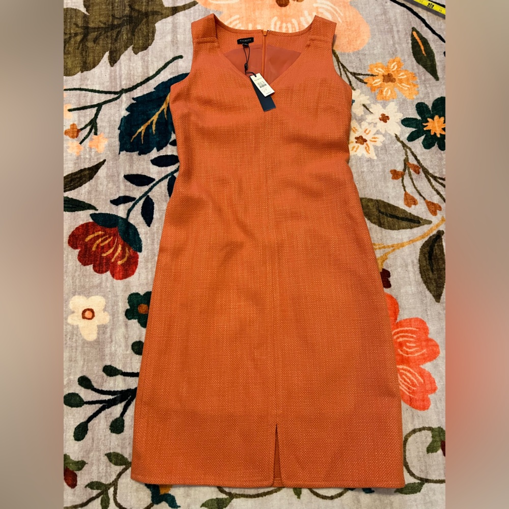New w/ tags Talbots Terracotta Midi Dress